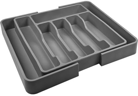 Bandeja Para Utensilios De Cocina - Funda De Utensilios Para Cubiertos | Divisor De Silicona Para Guardar Utensilios De Cocina, Divisores De Utensilios Con Diseño De Hebilla Para Cubiertos, Artículos