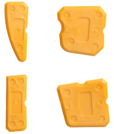 Set Di 4 Raschietto Ergonomico per Malta Rimozione Piastrelle Pulitori per Giunti Per Rimuovere Il Sigillante In Eccesso Dalle Piastrelle Per Pavimenti