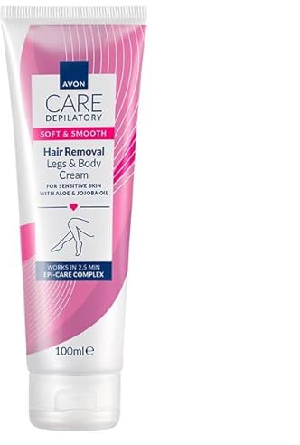 Avon Care Soft & Smooth - Crema depilatoria para piernas y cuerpo, 100 ml