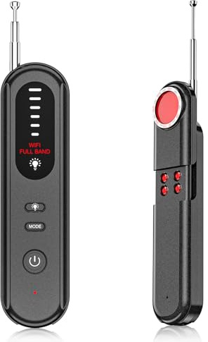 Wanzenfinder Kamera-Detektor – Camera Detector 4-in-1 Abhörschutzgerät gegen GPS-Tracker & Versteckte Kameras, RF Signal Scanner, Detector für Zuhause, Auto, Büro & Reise