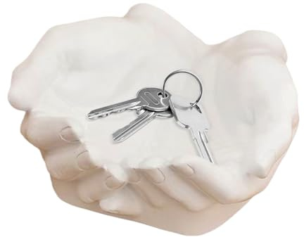 Harz Hand Key Holder, Hand Shaped Hand Shaped Rack Key Tray, Hand Shape Statue, Organizer For Entrance Area, Bowl With Carved Keys, Storage Shelf For