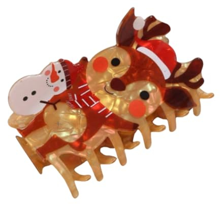 Auffällige Weihnachts-Haarklammer, Haarnadel, Dekoration, Haarteile, Party-Kopfbedeckung, Elch-Clip für Mädchen