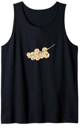 Grosella blanca dulce fruta de verano Camiseta sin Mangas