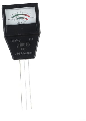 2 in 1 soil meter measuring pH and NPK fertilizer levels for improved plant health and soil condition monitoring with probe length 8 5 cm