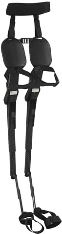 Portable Wearable Seat for Standing Work, Adjustable Height (47-65cm) & Angle (75°/90°), 150kg, Lightweight Sitting Aid for Gardening, Fishing, Construction, Warehouse, Hiking – Includes Shoulder Bag