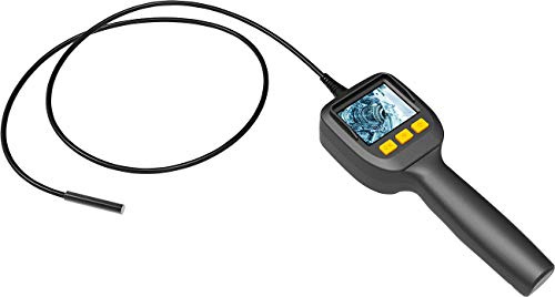 Somikon Teleskopkamera: Endoskop-Kamera mit Farb-LCD-Display, LED-Licht, Batteriebetrieb, IP67 (Stabkamera, Endoskopkamera mit Licht, Rohrreiniger)