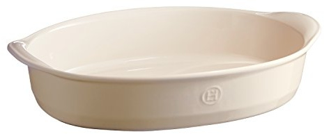Emile Henry eh119054 Gran Plana de Horno Ovalada, cerámica, 41, 5 x 26, 5 x 9 cm, cerámica, Arcilla, 41,5 x 26,5 x 9 cm