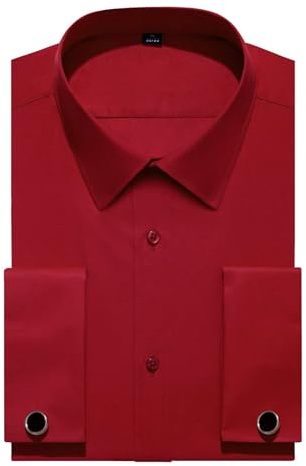Alimens & Gentle Mäns flanellskjorta, knappstängning framtill, vanlig passform, långärmad, rutig, casual, 4XL