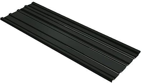 vidaXL Dachplatten, 12 Stück, verzinkter Stahl, Anthrazit