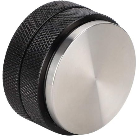HERCHR Flat Base Stainless Steel Coffee Tamper 58mm for Home Coffee Shop