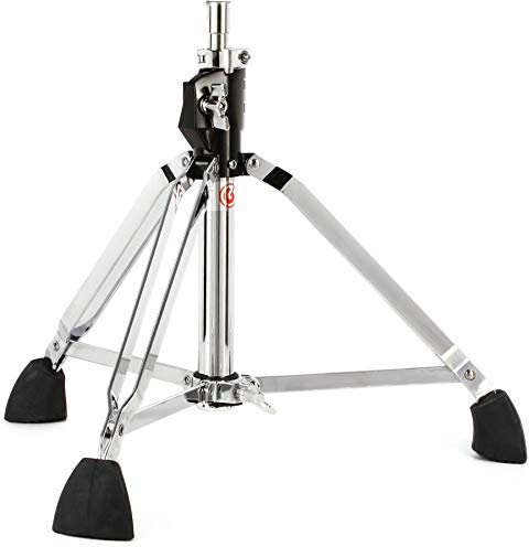 Gibraltar Schlagzeughocker Unterteil Throne Base (doppelstrebiges, dreibeiniges Gestell, für 9808-Modellreihe, höhenverstellbar und Kompatibel mit 7/8 Sitzflächen, mit Super Foot-Gummifüßen)