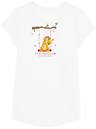 Mir Reichts Ich Geh Schaukeln - Giraffe Schaukel Giraffen T-Shirt