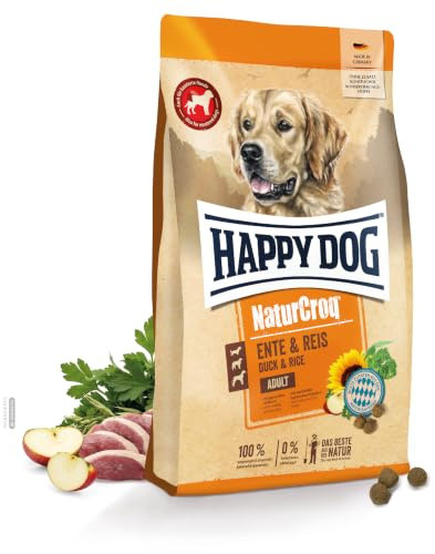 Happy Dog NaturCroq Ente & Reis | 11 kg Hundefutter
