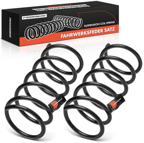 Frankberg 2x Muelles de Suspensión Eje delantero izquierdo derecho Compatible con i10 PA 2007-2013 Replace# 546300X100