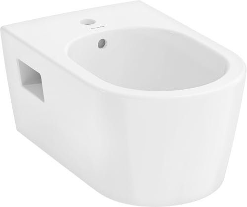 hansgrohe EluPura Original S Wandbidet, 1 Hahnloch, mit Überlauf, 360x540x260mm, weiß, 60281450