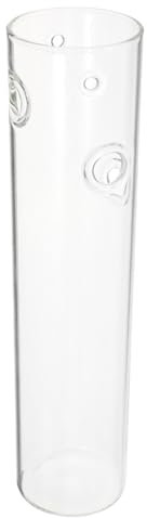 Happyyami Transparente Glasvase Wandampel Hydroponische Hängende Blumenvase Für Pflanzen Platzsparender Wandhalter Klarer Dekorativer Pflanzentopf Für Zuhause Und Büro Bodenlos Hydroponisch