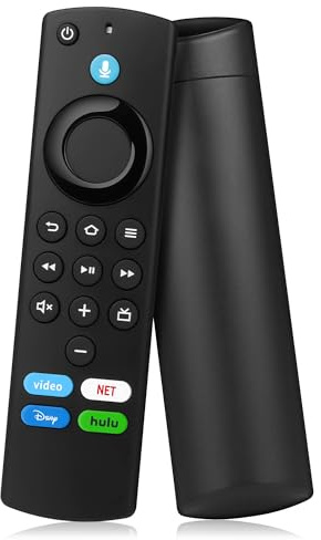 Telecomando vocale di ricambio adatto per Smart TV Cube & Stick (2a e 3a generazione)/Lite/HD, Stick 4K Max/4K (1a e 2a generazione), Smart TV di terza generazione, per TV Insignia, Pioneer, Hisense