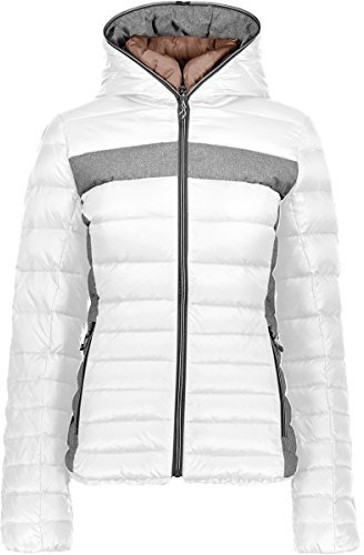 CMP 3K36176 Giacca In Piuma, Donna, BCo Gesso, D34