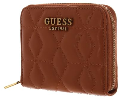 GUESS Elenia SLG Zip Around Wallet Cognac