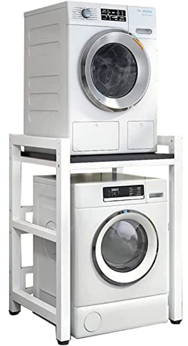 COYEUX Stacking Kit Adjustable Stand, Portable Rack Front Load Washer & Dryer, 400KG Load Capacity, for Laundry,Bathroom, Kitchen,Balcony