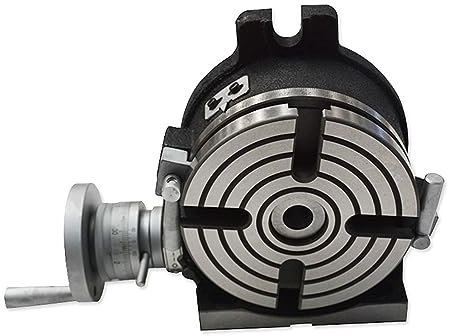 HV3/HV4/HV5/HV6/HV8 Diámetro 75/110/125/150/200mm Mesa De Indexación De Fresadora Vertical Y Horizontal De Alta Precisión, Mesa Giratoria De Indexación De Doble Propósito Horizontal Y Vertical (Size