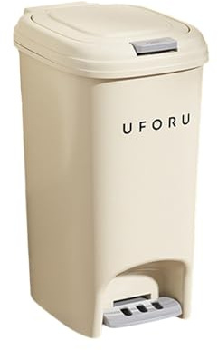 MagiDeal Poubelle à pédale, conteneur à ordures, poubelle étanche, poubelle de cuisine, corbeille à déchets pour la maison, le bureau et l'étude, 15L