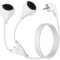 Adattatore per presa 2 in 1, cavo di prolunga esterno Schuko AC, spina doppia per presa IP44, per casa, ufficio, esterno, fino a 250 V/16 A (bianco)