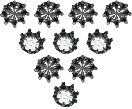 QEXUJOW Golf Spikes,10 Stück Golf Schuh Spikes, Leicht zu Wechselnde Stollen, Universelle Anti-Rutsch-Golfschuhe