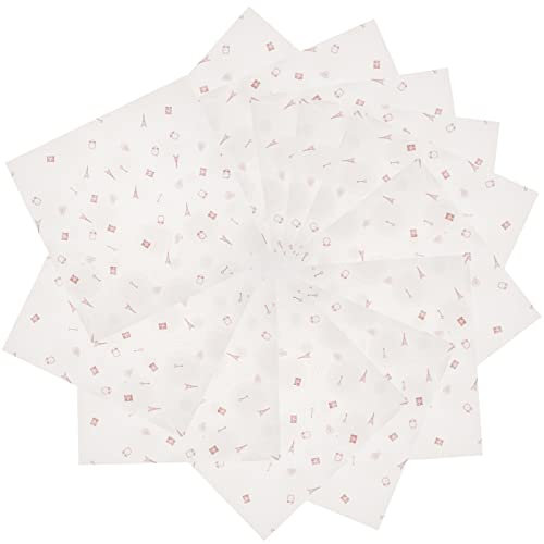 Papel Pergamino 50 Hojas de Papel Blanco Antiadherente