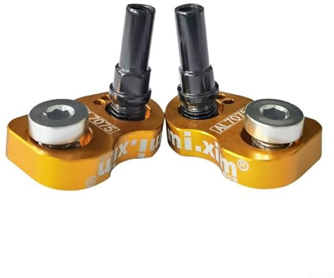 Yhenlovtt V-Brake Verlängerungsadapter, 22 mm, AL7075, Aluminiumlegierung, für Fahrradrahmen oder Gabel, mit 10 mm Halterung, erhöht die Bremse, schwarz
