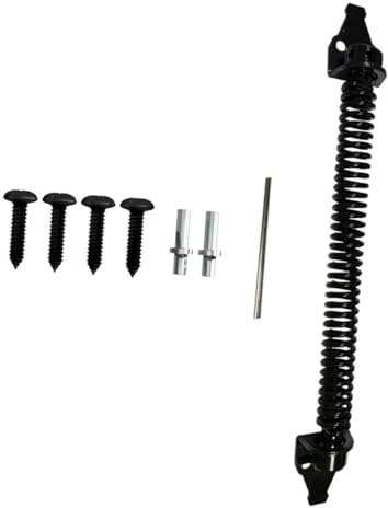 Homoyoyo Self-Closing Door Gate Spring Closer for Wooden Fence Gates Automatic Door Closer with Tension Suitable for Garden Lawn Orchard Left Right Opening