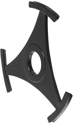 UPKOCH 2 Stück Teiliges Dreieck Vinyl Schallplattenadapter aus Robustem Kunststoff Singles Centerloch Adapter für Plattenspieler und Vintage Grammophon Rutschfeste Vinyl Zubehör für