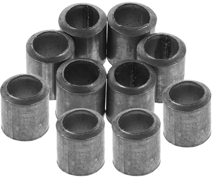 TOYANDONA Set da 10 Cunei di Ferro Manico in Legno Ergonomico, Cunei di Sicurezza per Abbattimento Alberi e Lavorazione Legno, Perni di Fissaggio per Uso Giardinaggio e Falegnameria