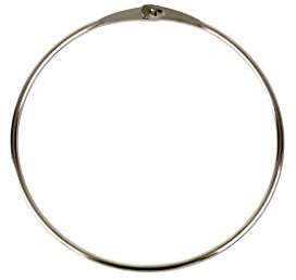 BigDean Warenring Schlüsselring 150mm Ring mit Schnellverschluss | 15cm Ring für Schlüssel, Schalring, Gürtelring