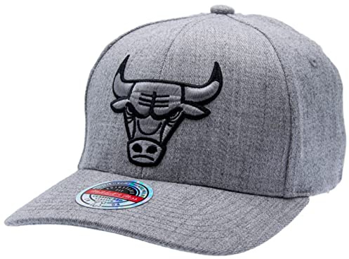 Mitchell & Ness Snapback Classic Red Chicago Bulls, Grey Heather