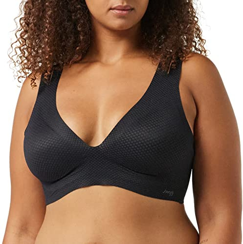 Sloggi Damen Zero Feel Flow Bralette Bustier, Svart, L