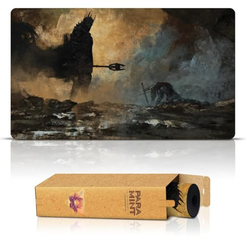 Paramint The Fate of Isildur (Genähte Kanten) - Der Herr de Ringe Spielmatte - Kompatibel mit Magic: The Gathering Spielmatten - Spielen Sie MTG, YuGiOh, TCG - Originelle Designs und Zubehör