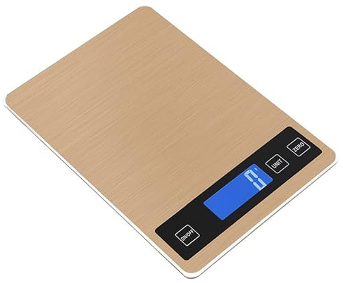 Bilancia da Cucina Digitale, Bilancia da Cucina Elettrica Inossidabile da 5 kg / 11 libbre Bilancia da Cucina Elettronica con Display LCD, Funzioni di Tara, per Cucina, Cottura e Cottura (Color :