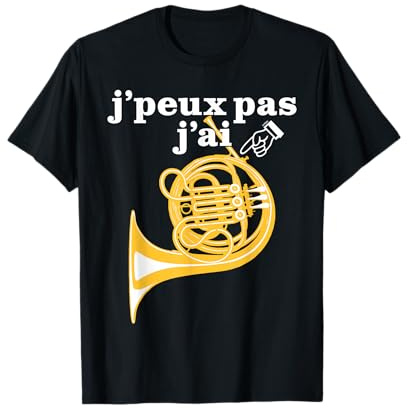 Cor d'harmonie Humour Amusant ou Fier Corniste Blague Drôle T-Shirt
