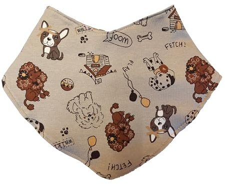 ☆ Halstuch ☆Hundehalstuch☆ Hund ☆Druckknopf ☆ Alle Hunde Größen ☆ Handmade ☆ (S)