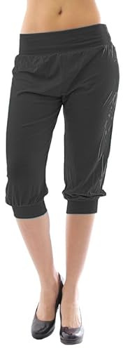 P&R DANCEWEAR LTD Harem 3/4:e enkla säckiga byxor, Svart, 38/40 SE