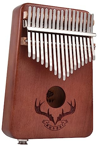 JOINPAYA Muspor 17-tasten Kalimba Holz Daumenklavier Mit Equalizer Tragbares Instrument Für Kinder Und Erwachsene Kaffee