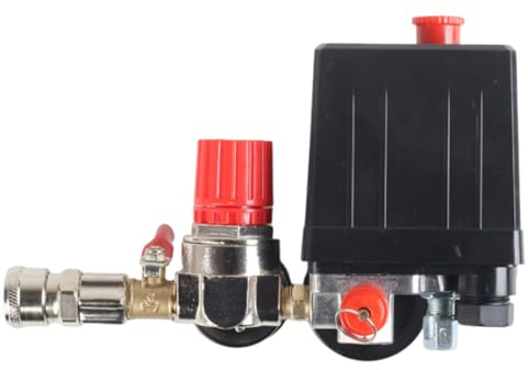 Luftkompressor-Druckschalter, 90–120 PSI Sicherheitsventile, Steuerverteiler, Regler, Messgeräte, Sicherheitsventile, pneumatisches Werkzeug, Krümmer, Regler, Messgeräte, Luftkompressor