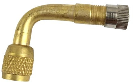 Estensione della valvola del Pneumatico - Prolunga dello Stelo della valvola del Pneumatico | di prolunga per valvola Pneumatici | Valvola per Ruota per Pneumatici per Moto con Curva a 90 Gradi