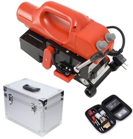 ZEEKYFOR Geomembrane Climbing Welding Machine, 800W Geo Membrane Overlap Hot Wedge Welder, 10cm PP PVC Plastic Welding Machine