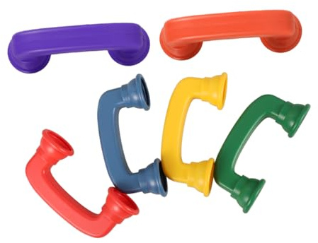 YARNOW 6pcs Plastic Whispering Phones Reading Toys for Speech Therapy and Pronunciation Aid, Lightweight Abs Material Attractive Design for Children and Adults, Classroom and Decorative