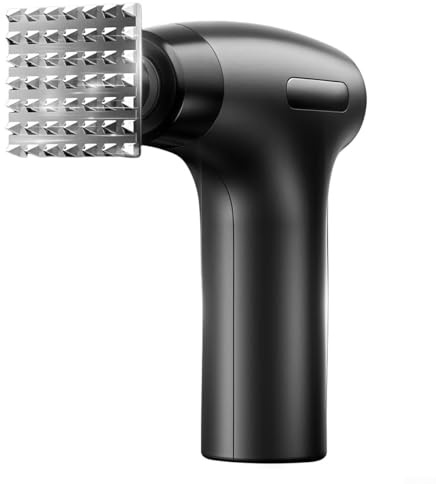 Ablandador eléctrico de carne alimentado por USB con cabezal de martillo de acero inoxidable para ablandar varias carnes, diseñado para ahorrar tiempo en la preparación de la cocina para chefs y