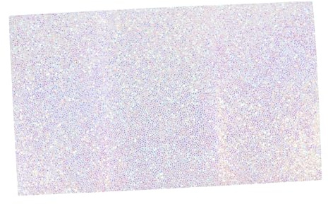 AUTSUPPL Tapis de Manucure à Paillettes Diamant Transparent Blanc Ab Coussin Ergonomique pour Nail Art Salon Repose-main Accessoire Nail Art Ongle