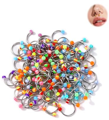 CM Crareesi Mania Horseshoe Septum Daith Helix Piercing Jewellery Set