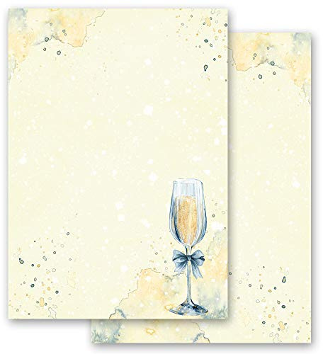 Briefpapier Besondere Anlässe SEKTEMPFANG - DIN A4 Format 100 Blatt - Paper-Media